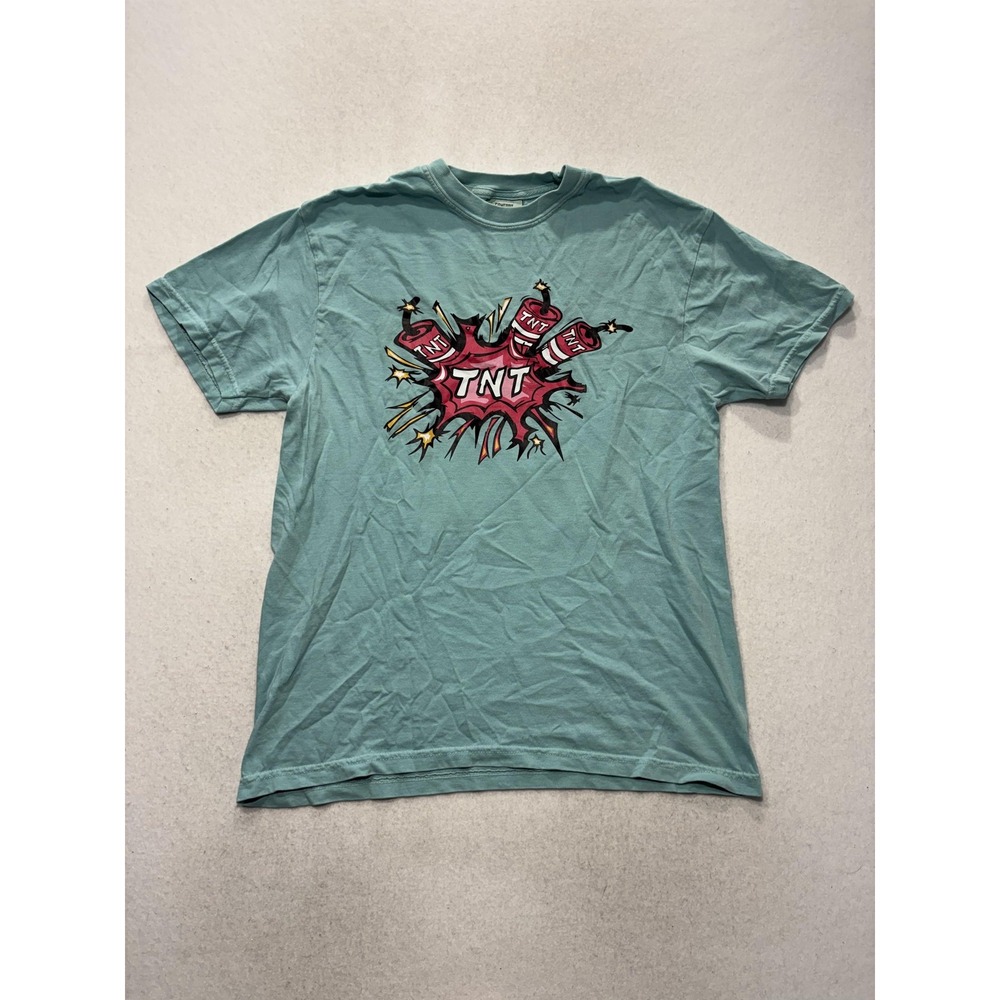 Comfort Colors Shirt Mens Medium Green TNT Carsyns Funcle 31 Graphic Tee Funny